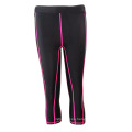 Hot Sell OEM Ladies Black Running 3/4 Pants (SRC235)